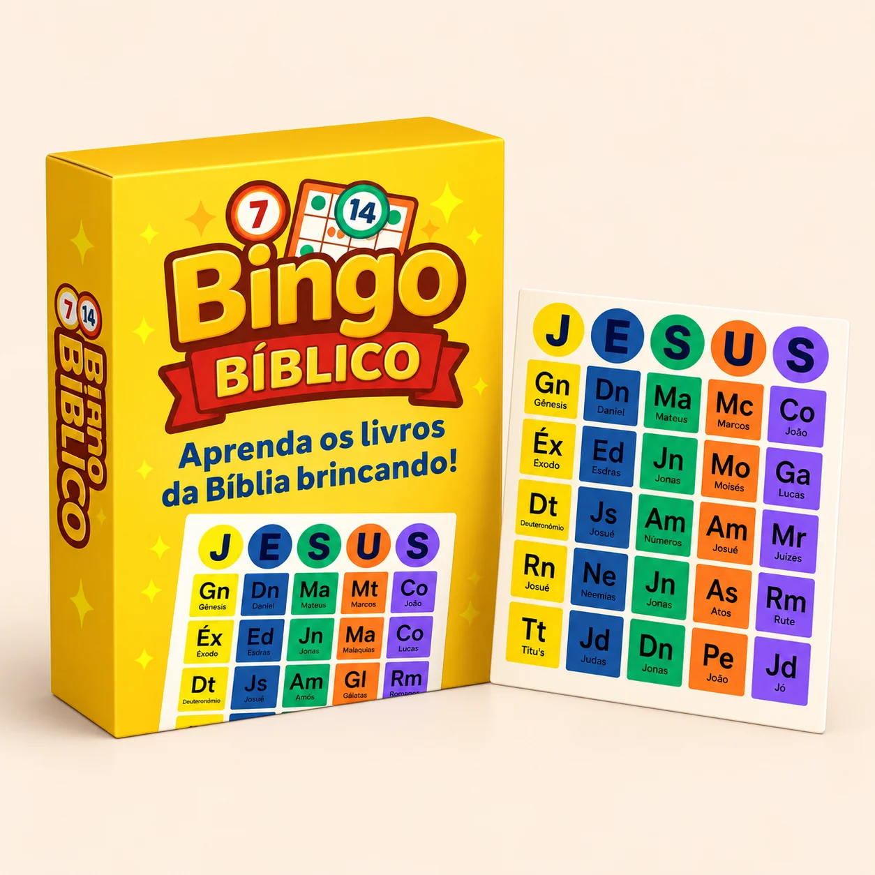 Bingo Bíblico dos Livros